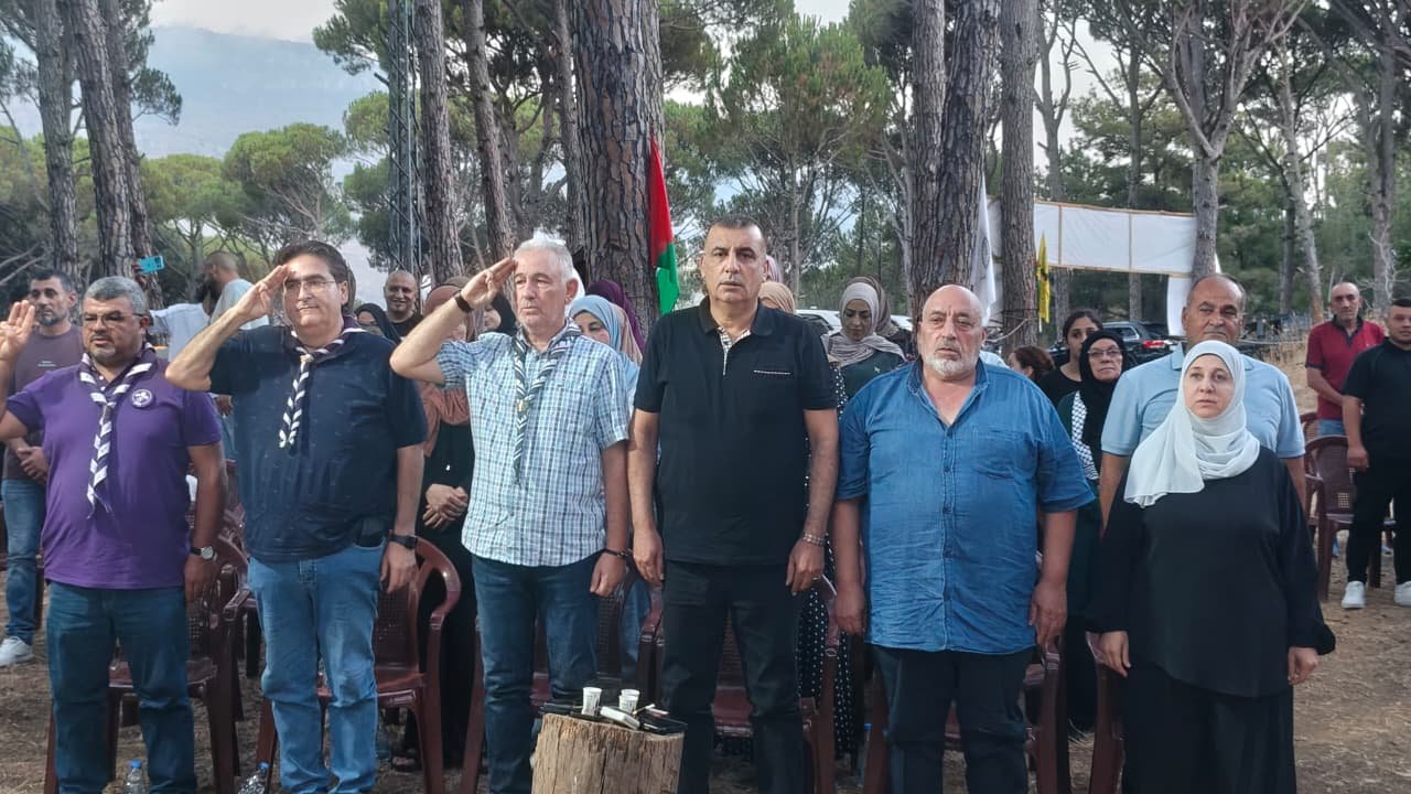 بحضور العميد اللينو وقيادة تيار الإصلاح الديمقراطي في لبنان… كشافة الكوفية تختتم فعاليات مخيمها التدريبي “جيل لا ينسى”
